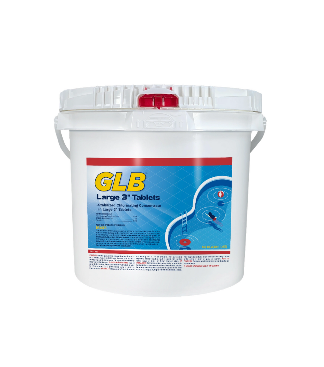 GLB Large 3" Chlorine Tablets 50 lb Pail | 71236A