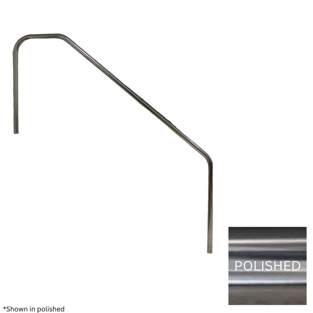 Global Classic 3 Bend 6' Stair Rail Polished .049 | Global-Rl-C49-3Bndsr6-Ss