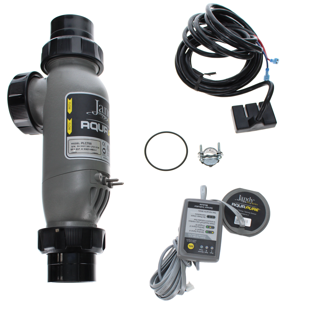 Jandy AquaPure Salt Chlorinator PureLink Cell Kit, 7 Blade, 12,000 gallons, 120/240 VAC, 50/60 Hz, 0.75-1.5 AMPS | PLC700