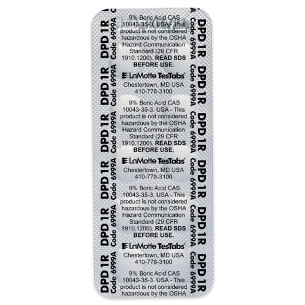 Lamotte Chlorine DPD #1 RAPID TesTabs Tablets, 1000 Tabs | 6999A-M