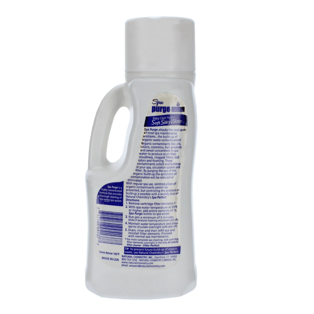 Natural Chemistry Purge Spa Plumbing Cleaner, 1 L Bottle | 14137NCM