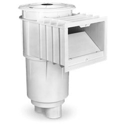 Pentair U-3 Skimmer White w/ White Lid & Frame, 2" Slip with 1-1/2" Slip Reducers, Includes Float and Check Valve, Basket |08650-1404