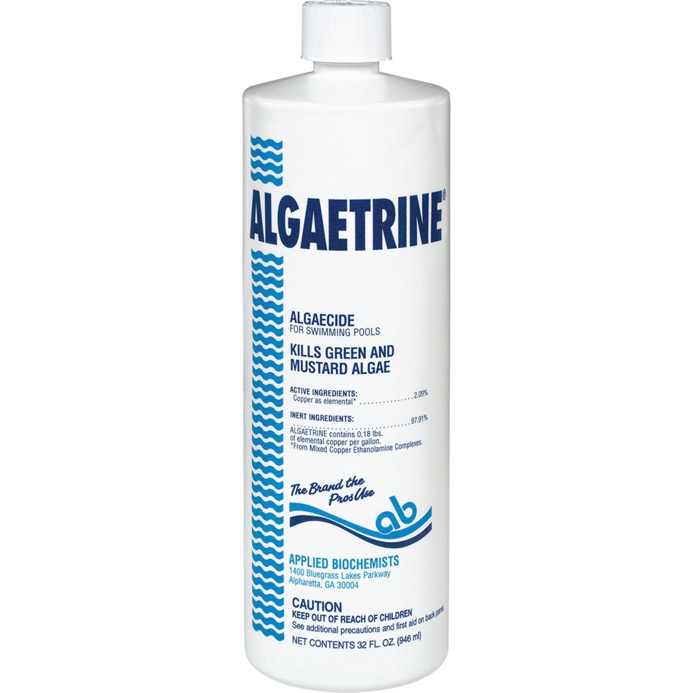 Applied Bio Algaetrine Algaecide, 32 oz Bottle | 406503A