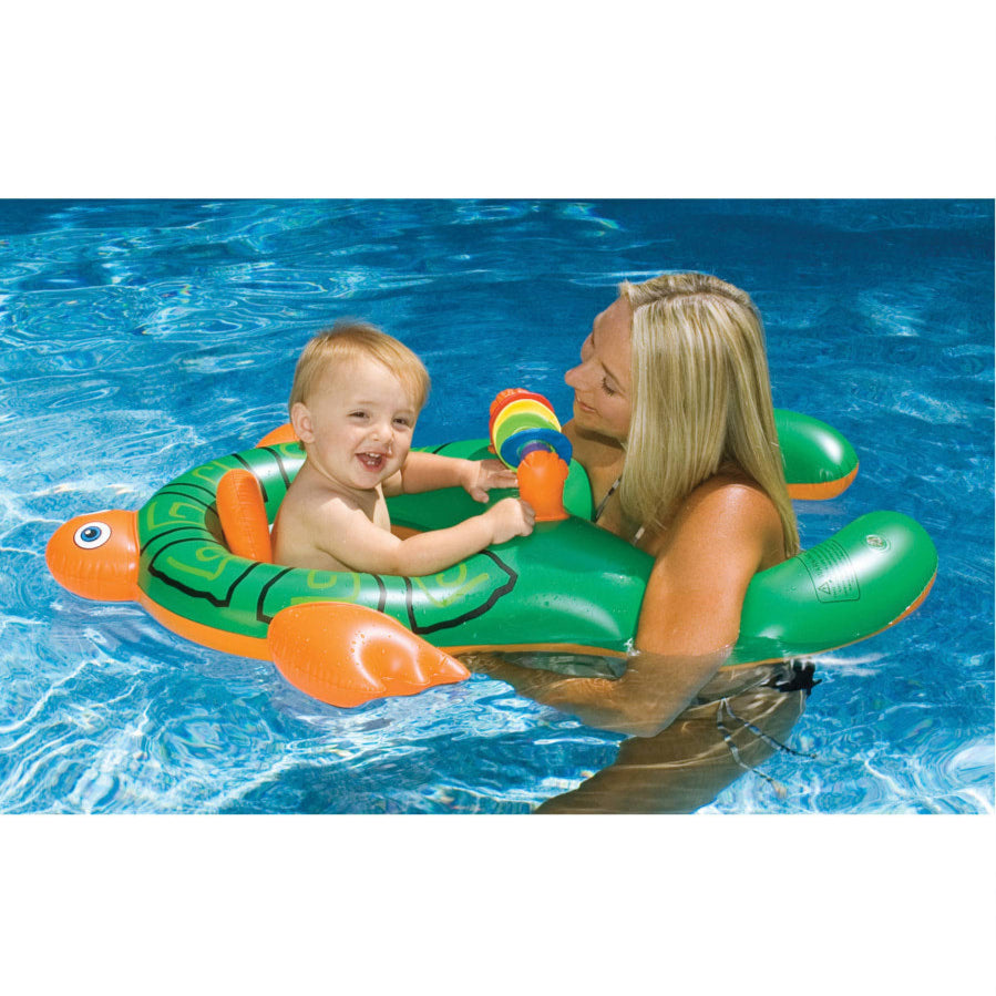 Swimline 40" Me & You Turtle Baby Seat Pool Float | 90251