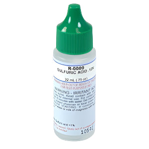 Taylor Sulfuric Acid .12N Dropper Bottle, 3/4 oz, 24/Pack | R-0009-A-24