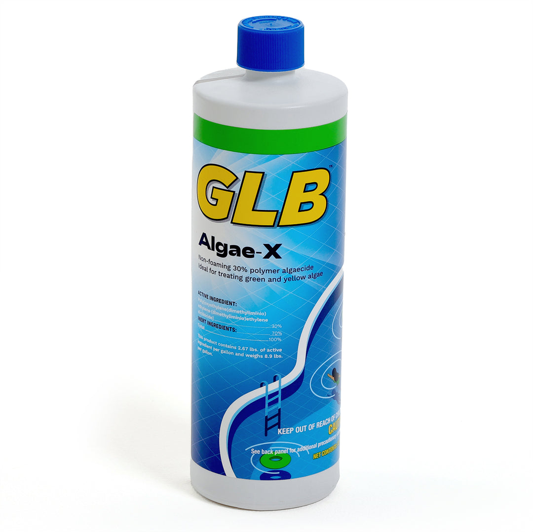 GLB Algae-X 30% Polyquat Algaecide, 32 oz Bottle | 71100A