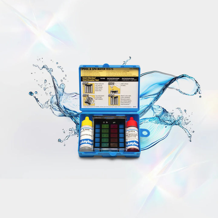 Taylor 3-Way OTO Test Kit For Total Chlorine, Bromine, Ph | K-1000-12
