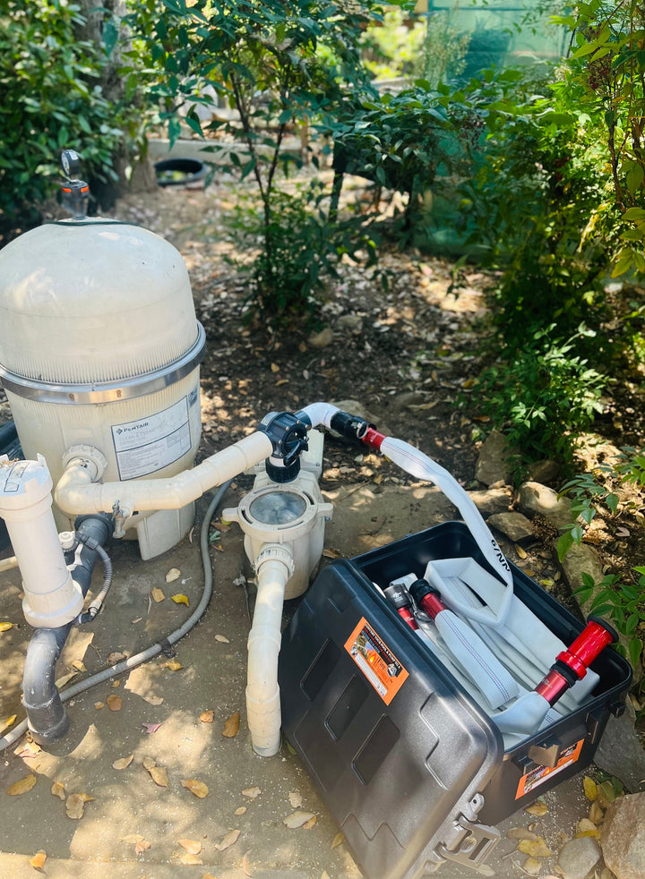 100ft FireFighter1™ Fire Hose - 50ft Primary Hose w/ 50ft Extension