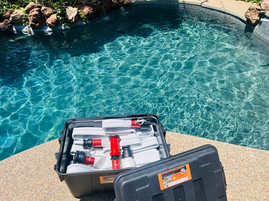 100ft FireFighter1™ Fire Hose - 50ft Primary Hose w/ 50ft Extension