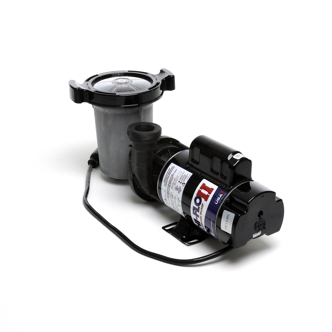 Waterway 2 HP Hi-Flo 2 Dual-Speed Above Ground Pump - 115V Twist-Lock Cord  | SD-10-2-T