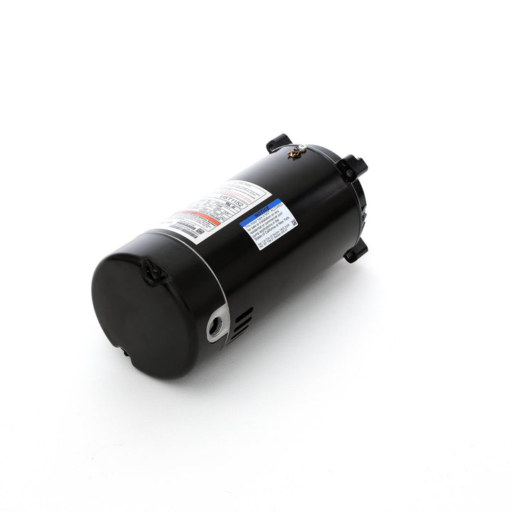 Century pool pump motor model UST1152 with a black cylindrical metal housing and threaded shaft connection