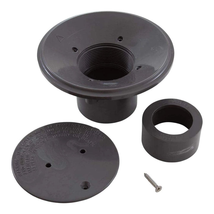 Pentair SwimQuip Slip with 1.5" Slip Bushing Floor Inlet Fitting, 2" Gray | 08417-0100