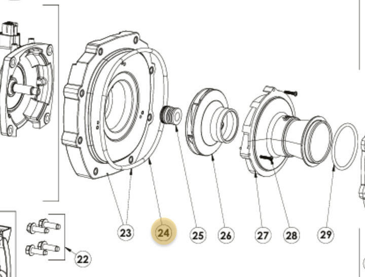 Pentair Seal Plate O-Ring 1.5 HP | IntelliFlo3 / IntelliPro3 VSF Pump | 356148Z