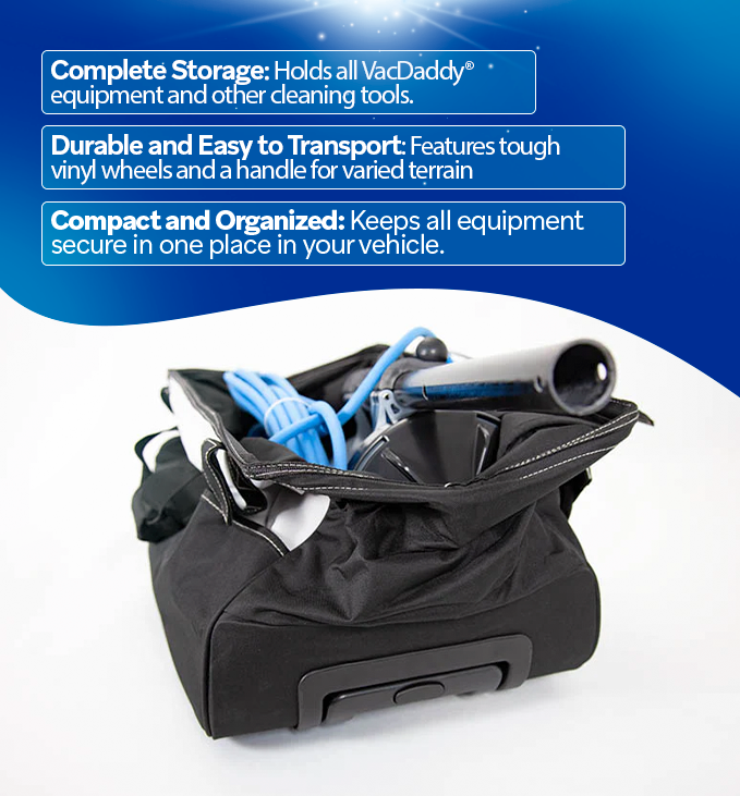 VacCaddy Carry Bag - Keep All Your VacDaddy Tools Ready to Go