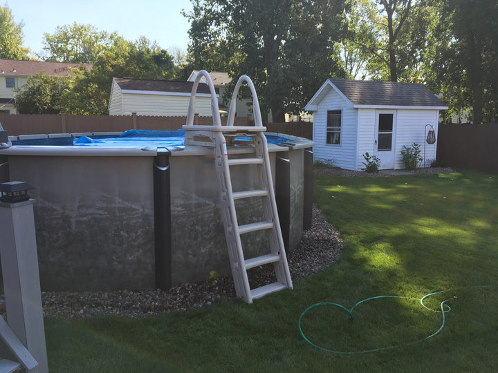 Confer A-Frame Ladder w/ Roll-Guard Gate | 7200