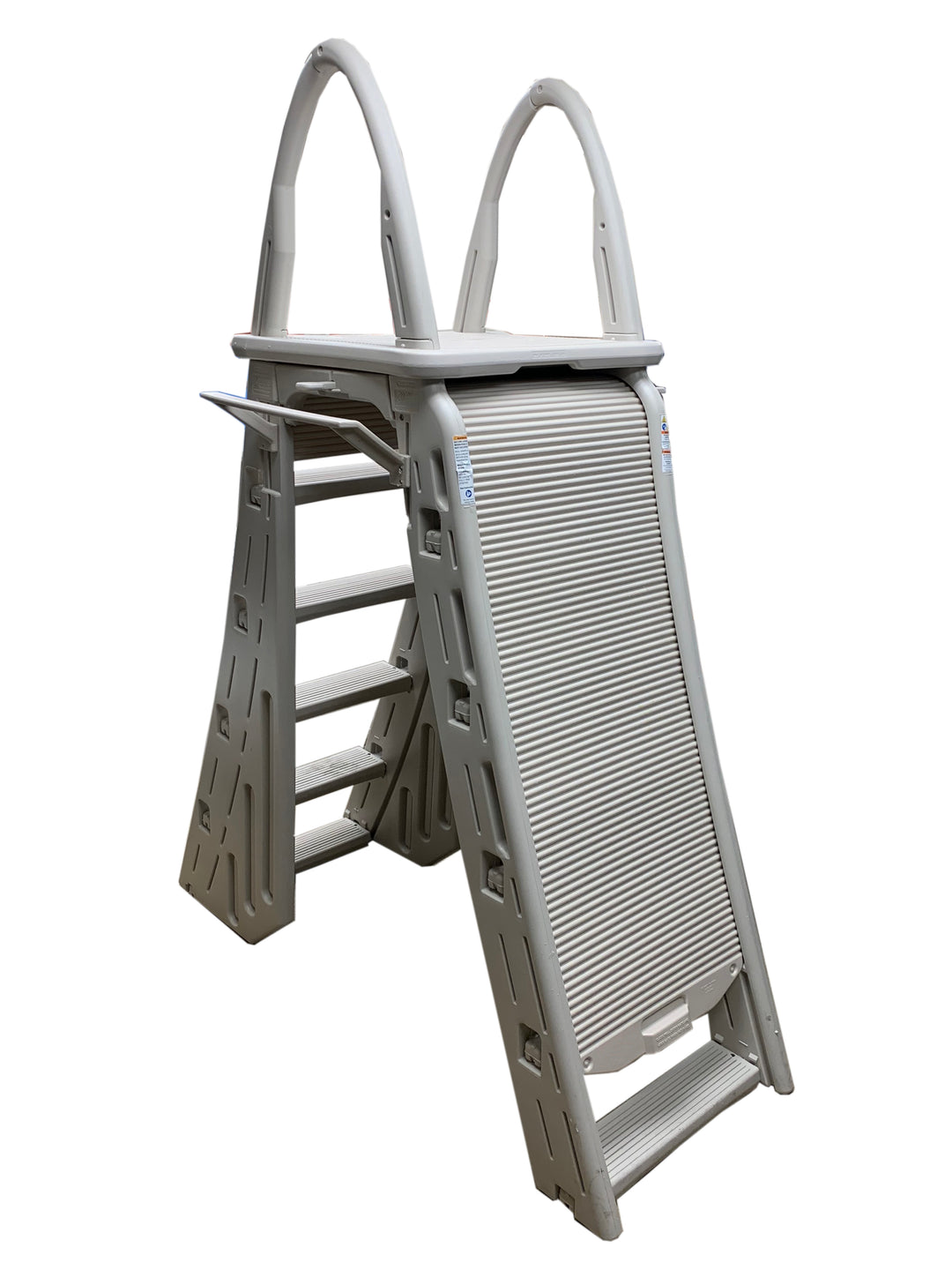 Confer A-Frame Ladder w/ Roll-Guard Gate | 7200