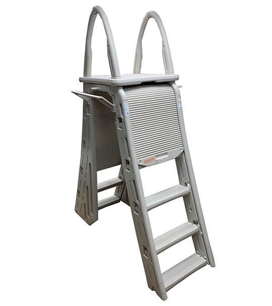 Confer A-Frame Ladder w/ Roll-Guard Gate | 7200