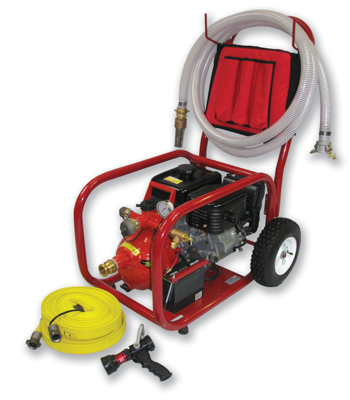 14hp Home Firefighting Cart System 100' of 1.5" Hose 90 gpm