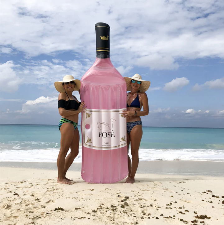 Swimline Inflatable Rosé Bottle Pool Float Lounger | 90654