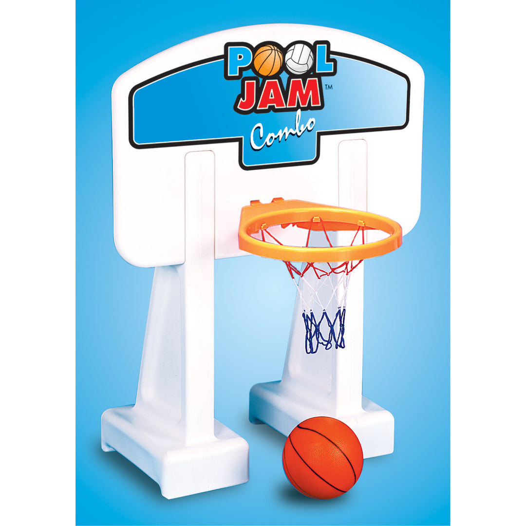 Swimline Pool Jam Volleyball & Basketball Combo for In-Ground Pools | 9190