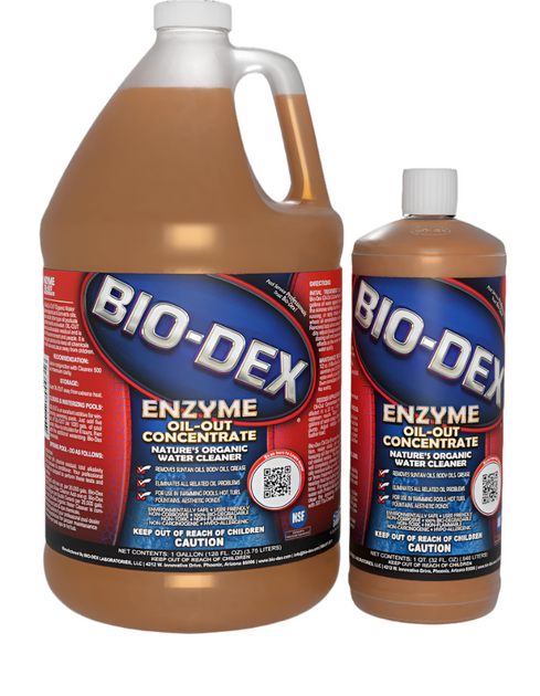 Bio-Dex Oil-Out Enzyme 1 Gal - Removes Oil & Keeps Pools – Poolaroo