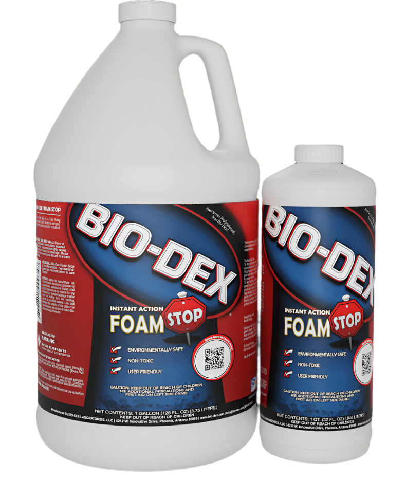Bio-Dex Spa Foam Stop, 32 oz Bottle | SFS32