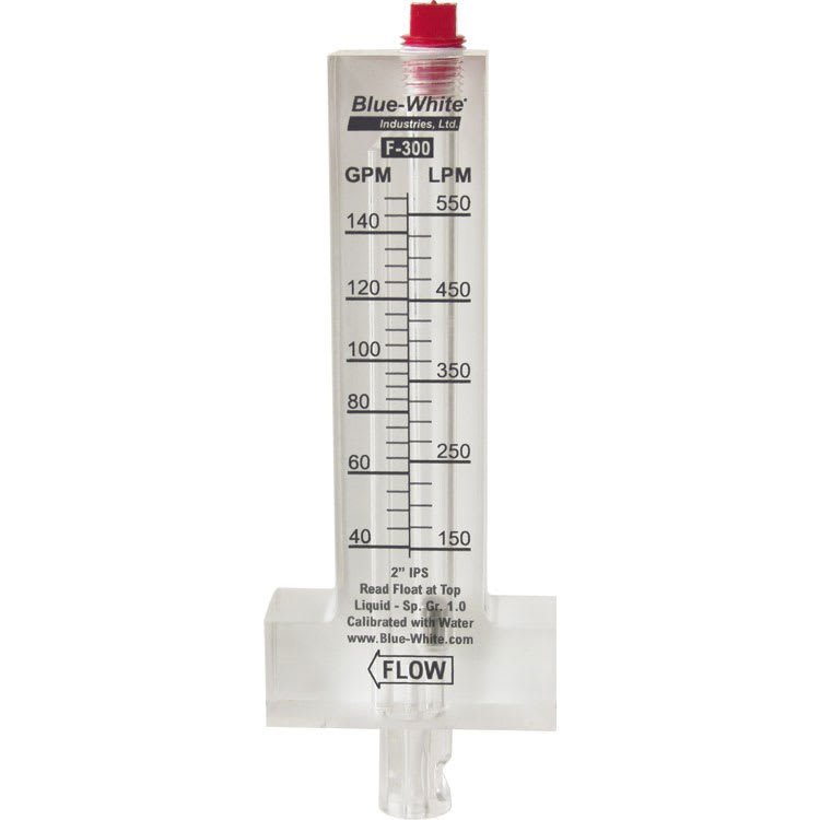 Blue-White F300 Flowmeter for 1-1/2" PVC Pipe | F30150P