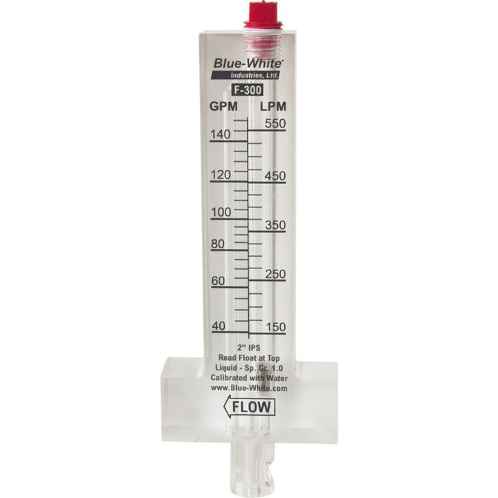 Blue-White F300 Flowmeter for 1-1/2" PVC Pipe | F30150P