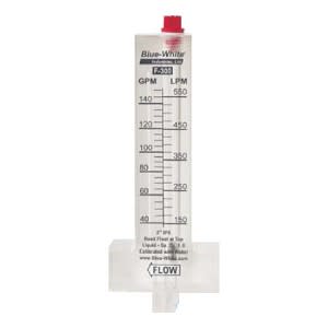 Flow Meter, 75 psi 2"Saddle