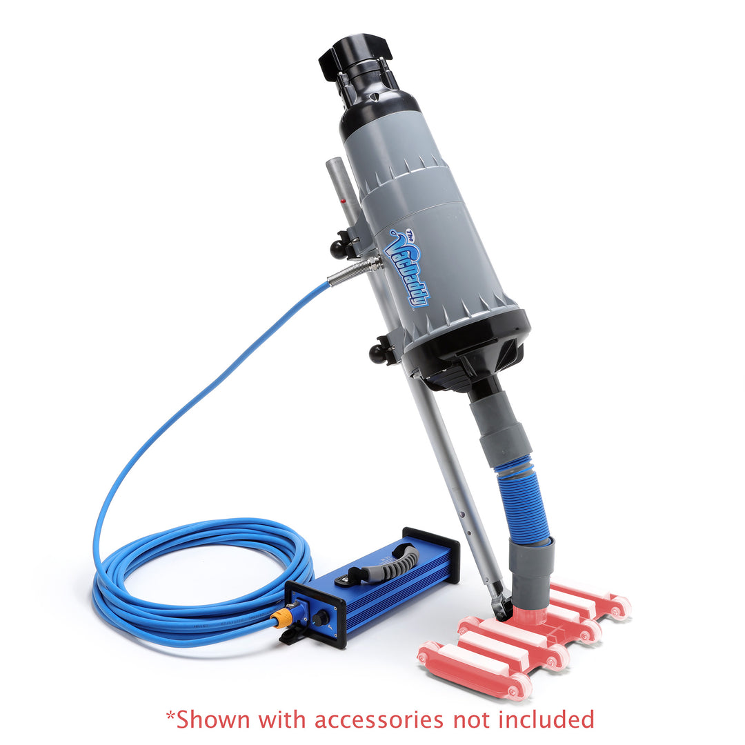 The Basic Bundle with VacDaddy 2.0, V2W® Kit, Shallow Water Adapter, 29" Aluminum Adapter Pole, and Aluminum Vac Head Handle