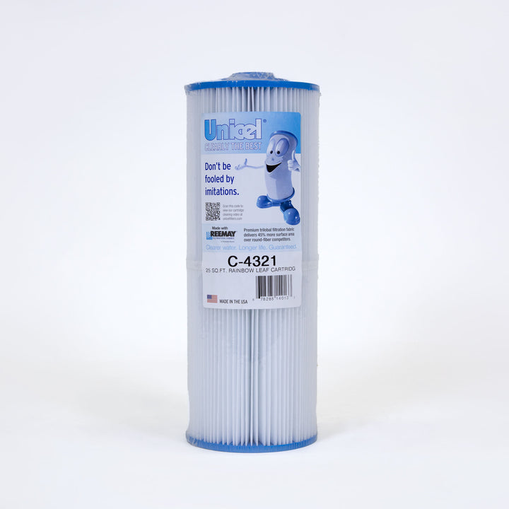 Unicel C-4321 Replacement Filter Cartridge | 25 Sq. Ft. | Pentair Rainbow Leaf Trap &amp; South Pacific Spas
