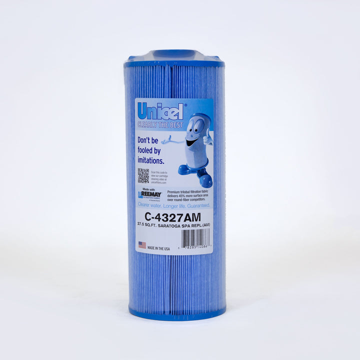 Unicel C-4327AM Replacement Spa Filter Cartridge | 27.5 Sq. Ft. | Antimicrobial | Saratoga Spas 20242-238