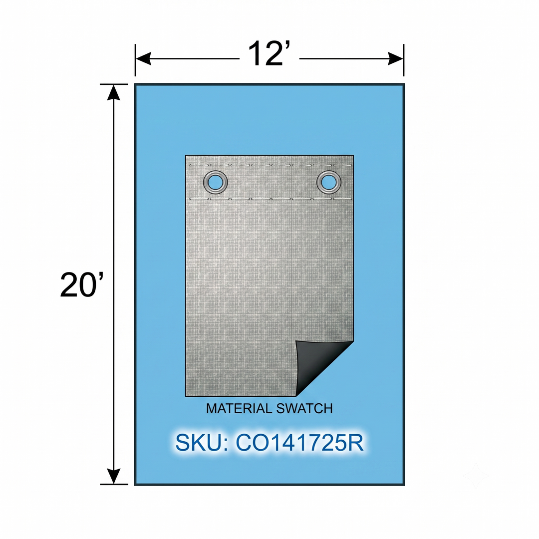 Swimline Silver King Rectangular In Ground Winter Pool Covers, Green/Black, 15 Year Warranty