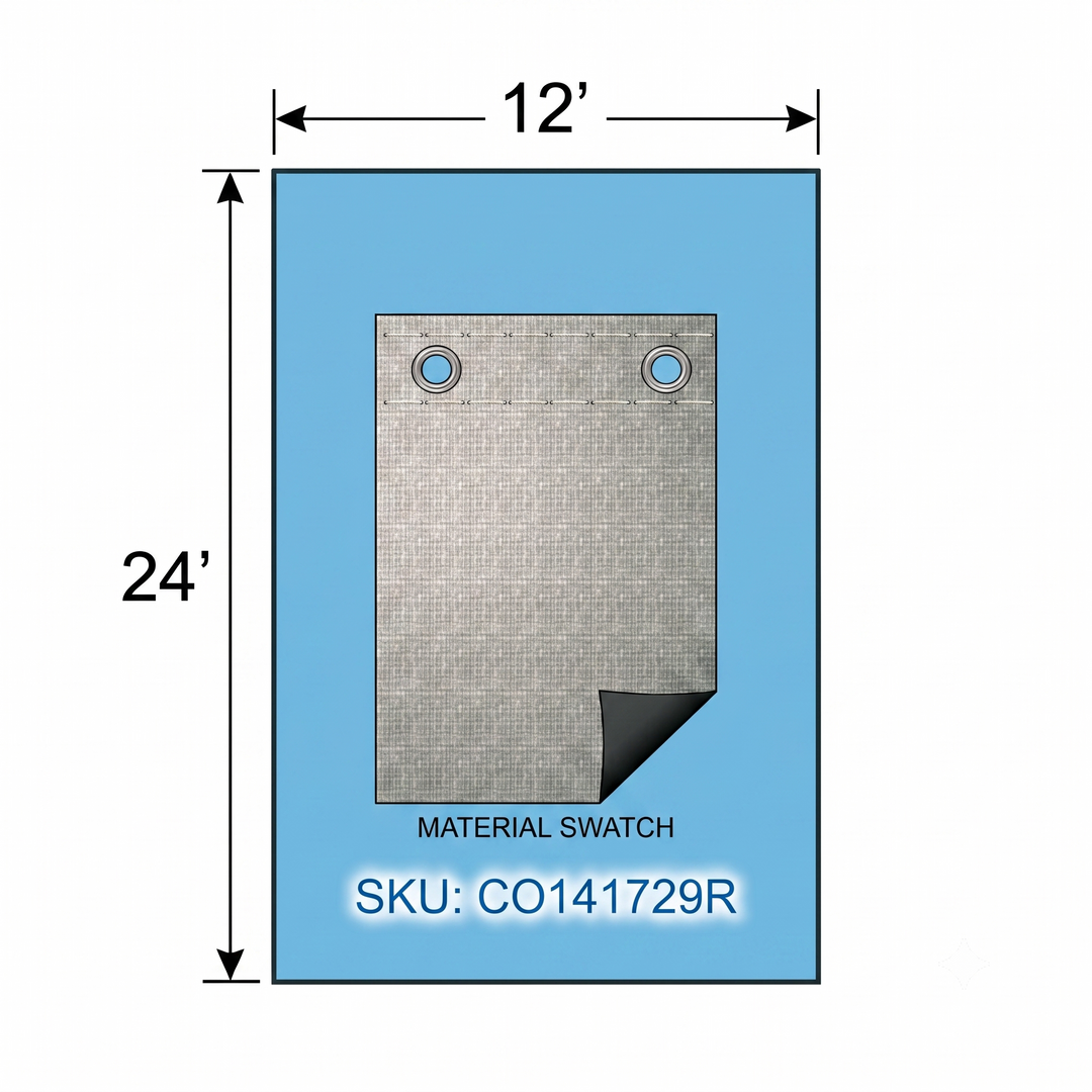 Swimline Silver King Rectangular In Ground Winter Pool Covers, Green/Black, 15 Year Warranty