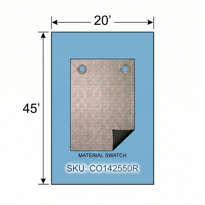 Swimline Silver King Rectangular In Ground Winter Pool Covers, Green/Black, 15 Year Warranty