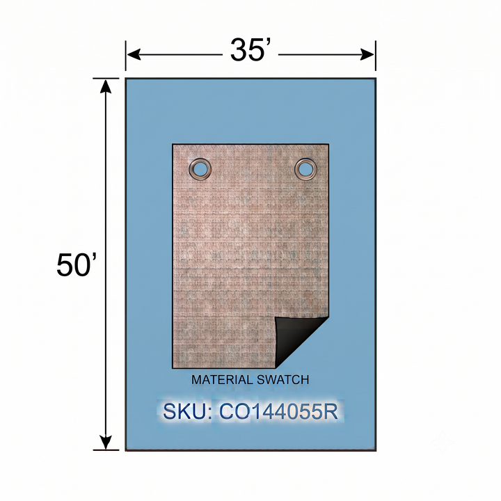 Swimline Silver King Rectangular In Ground Winter Pool Covers, Green/Black, 15 Year Warranty