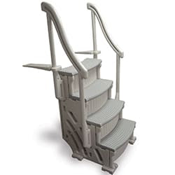 Confer Curve Base In-Pool 4 Step for A/G Pool, Beige | CCX-AG