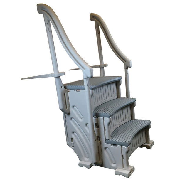 Confer Curve Base Beige In-Ground Pool Steps | CCX-IG – Poolaroo