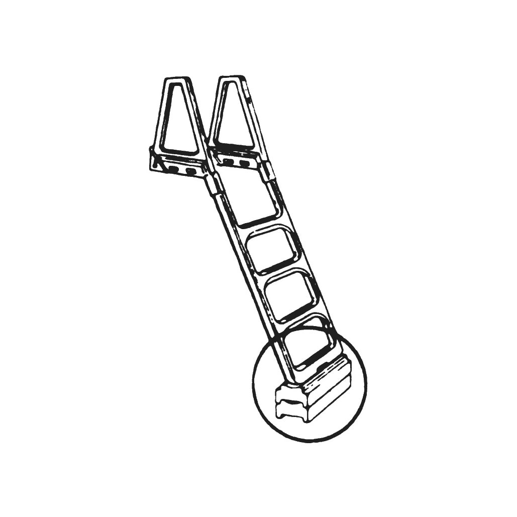 Confer 3" Ladder Riser, Warm Gray | EB100-X