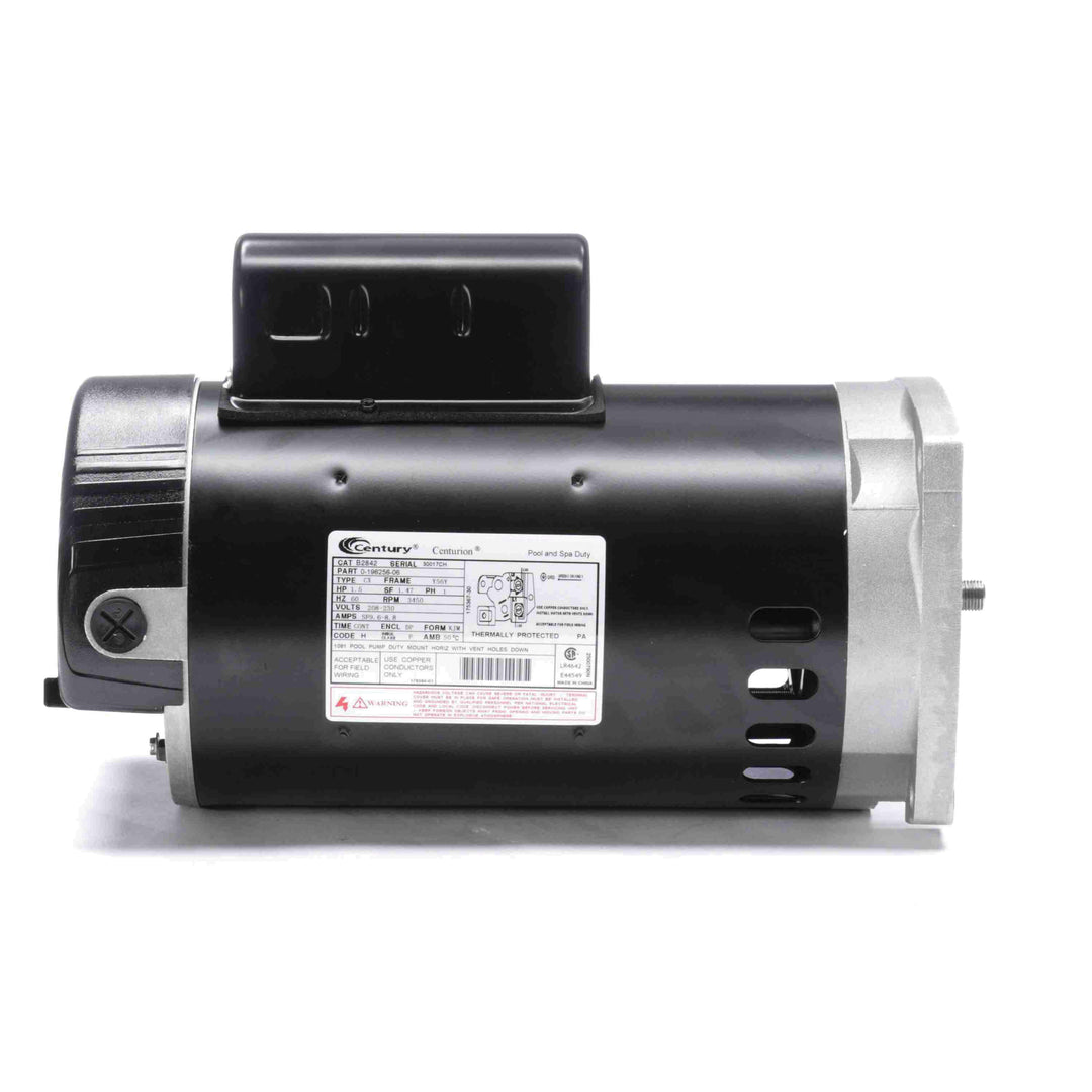 Century Pool Pump Motor 1.5HP 1-Speed 1 Phase 60Hz 208-230V 56Y Frame | B2842