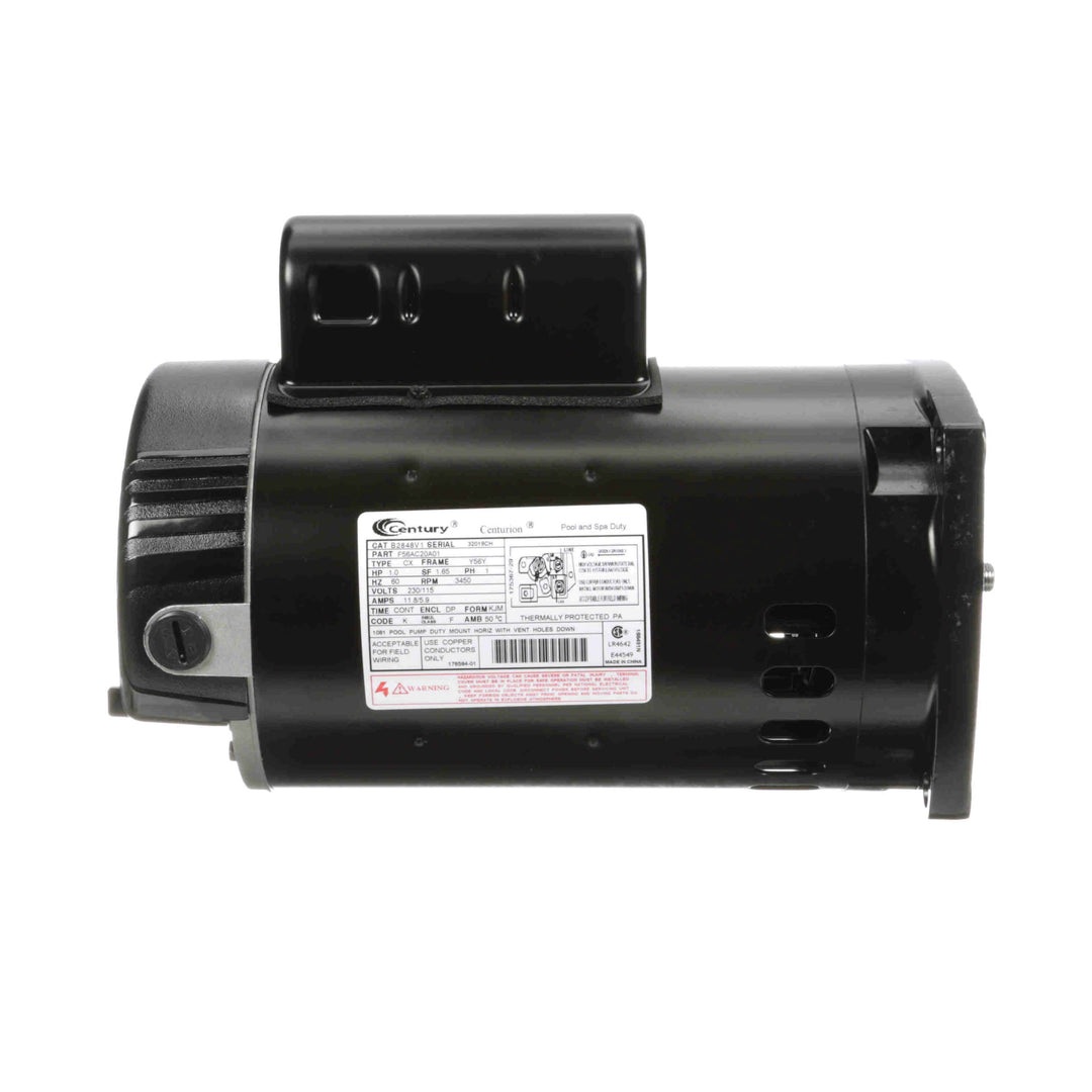 Century Pool Pump Motor 1HP 1-Speed 1 Phase 60Hz 115/230V 56Y Frame | B2848V1