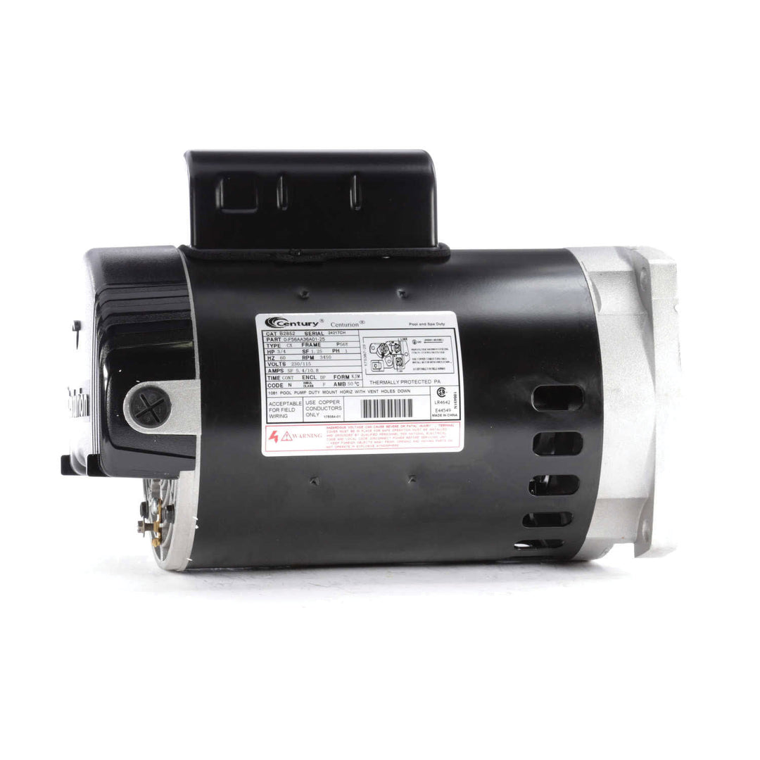 Century Pool Pump Motor 3/4HP 1-Speed 1 Phase 60Hz 230/115V 56Y Frame | B2852
