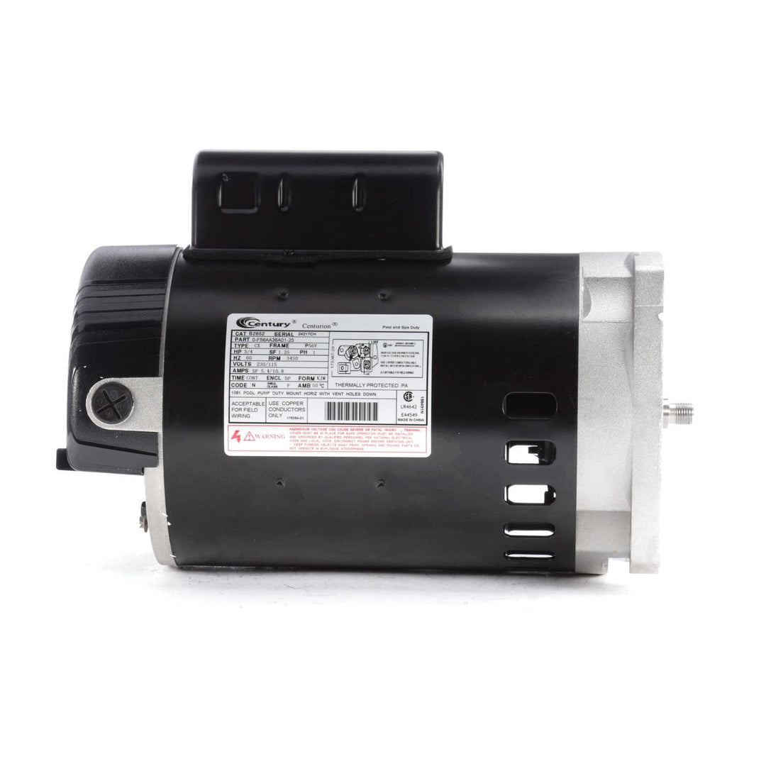 Century Pool Pump Motor 3/4HP 1-Speed 1 Phase 60Hz 230/115V 56Y Frame | B2852