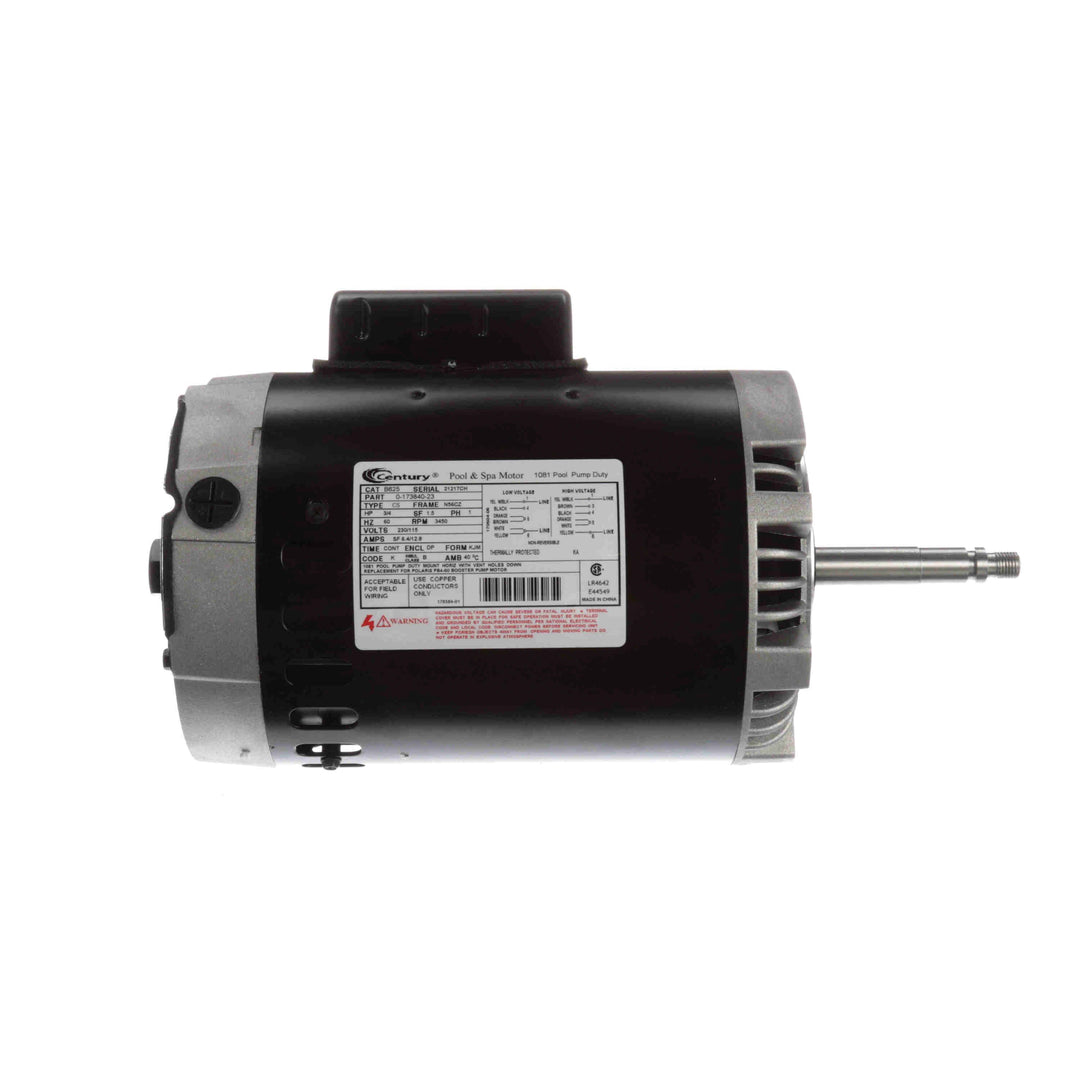 Century Polaris Booster Pump Motor 3/4HP 3450 RPM 56CZ Frame | B625