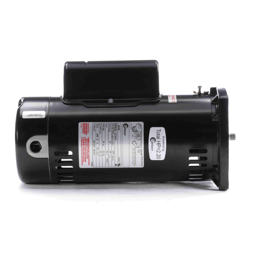 Century Pool Pump Motor Square Flange 1.5HP 1-Speed 230V 48Y Frame | SQ1152