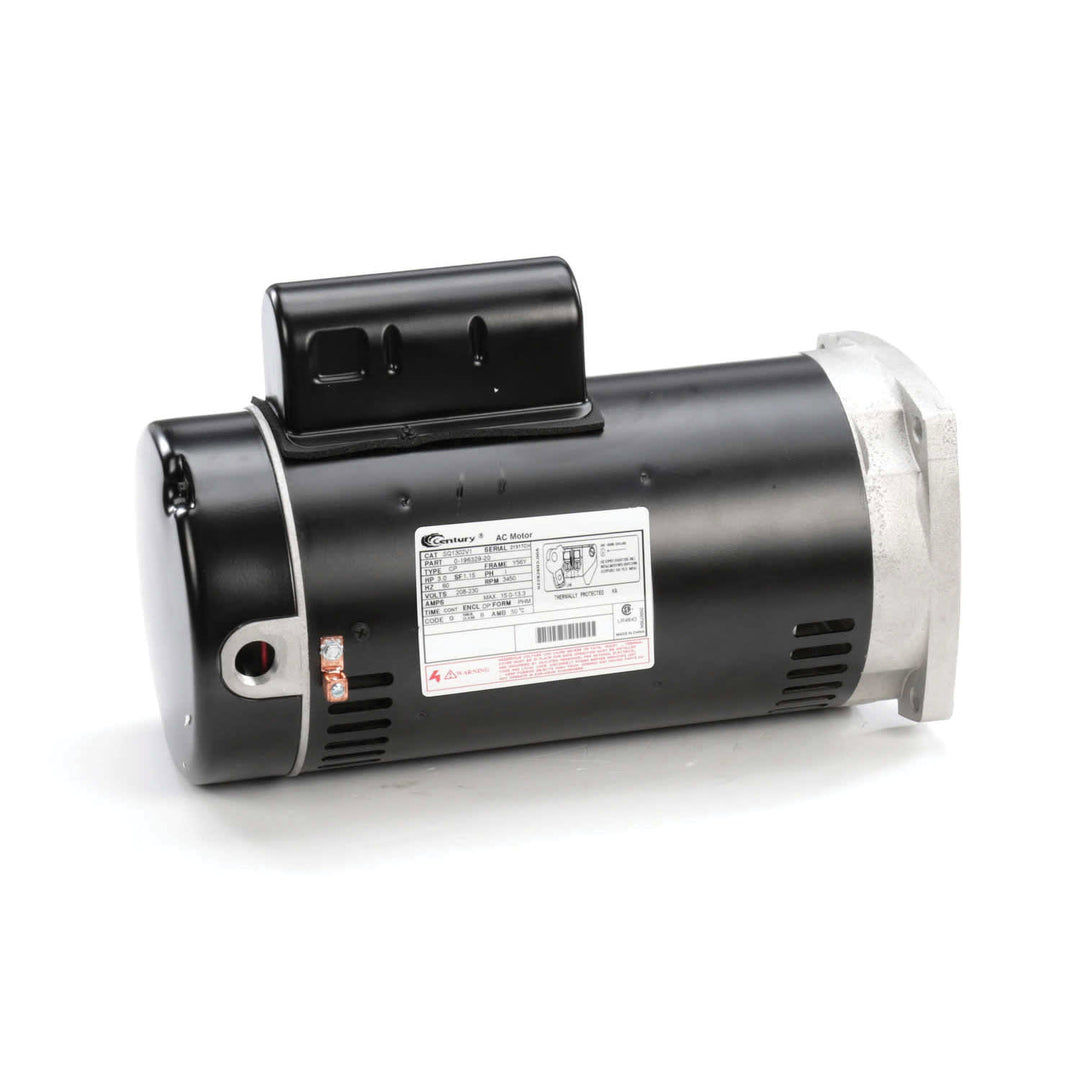 Century Pool Pump Motor, Square Flange, 3HP 230V 56Y | SQ1302V1