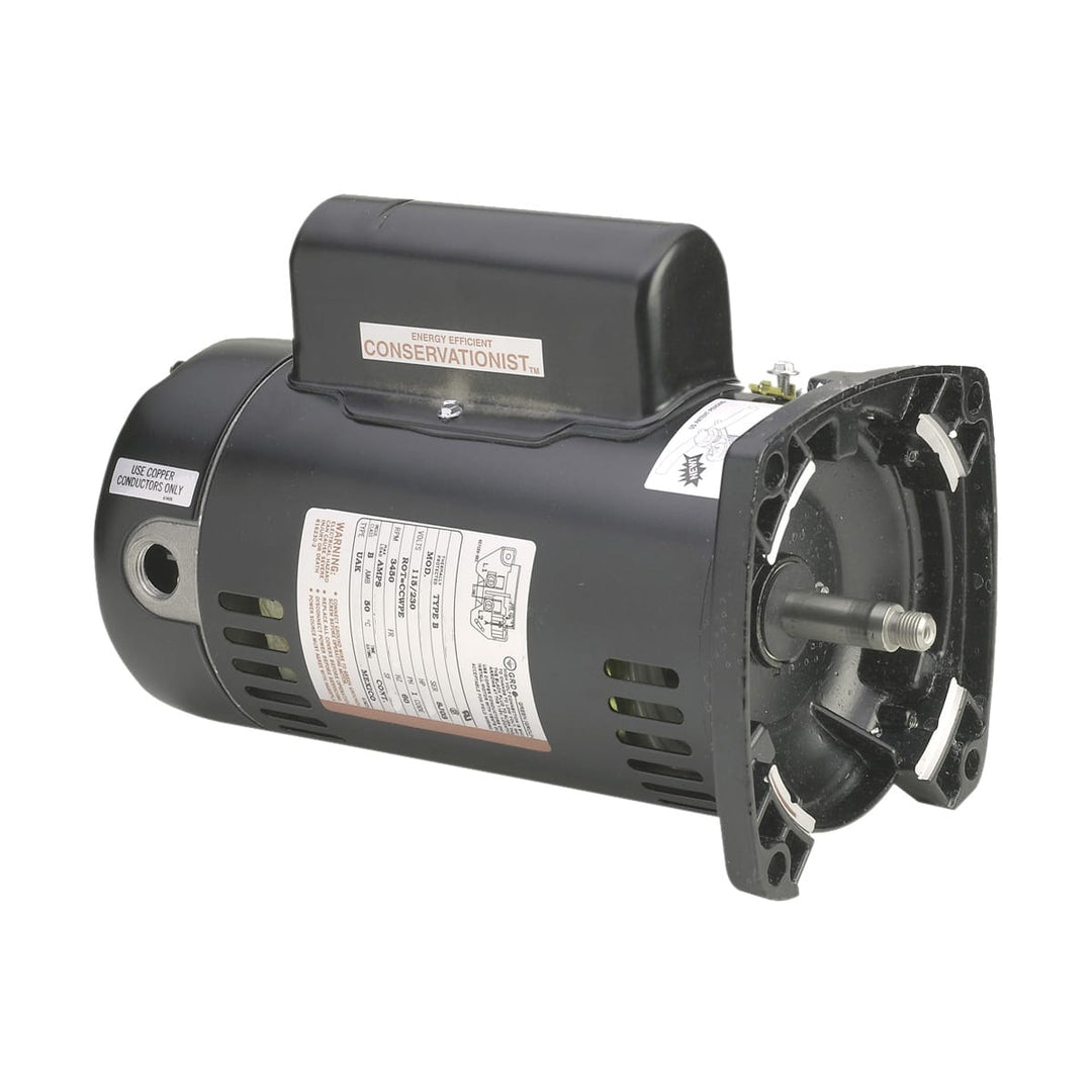Century Pool Pump Motor, Square Flange, 3HP 230V 56Y | SQ1302V1