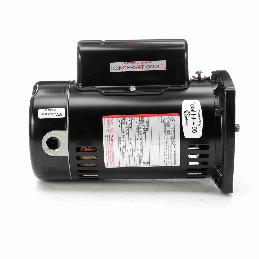 Century Pool Pump Motor 3/4HP 1 Phase 60Hz 230/115V 48Y | UQC1072