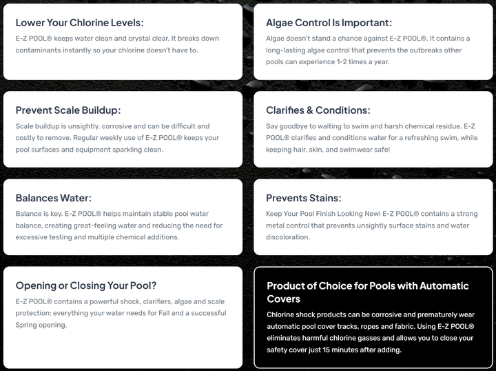 E-Z Pool All In One Pool Care Solution, 20 lb | EZP20