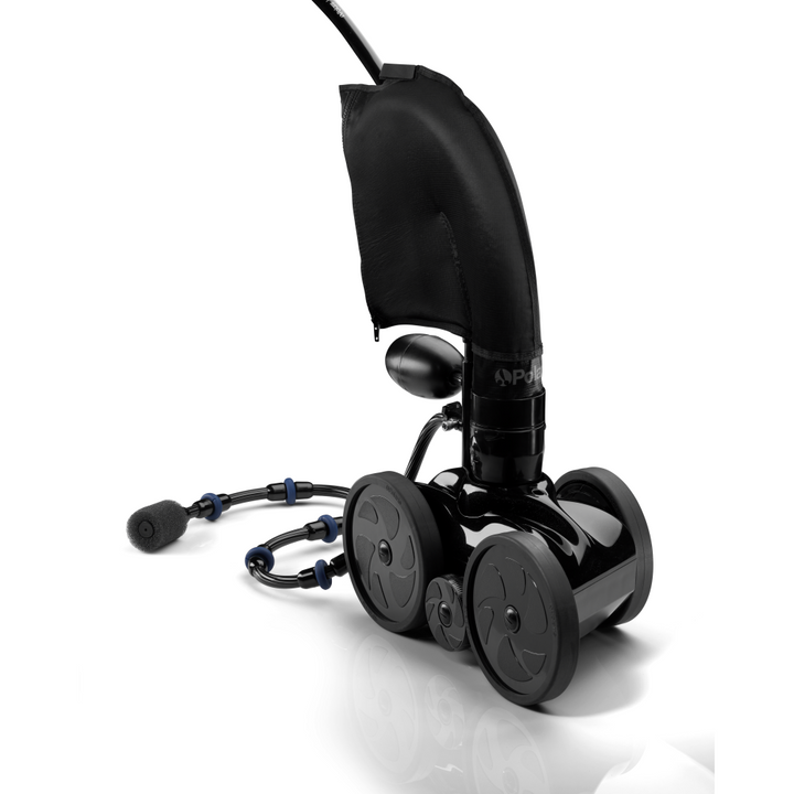 Polaris Vac-Sweep 280 Pressure-Side In-Ground Pool Cleaner, Black Max, 31' Hose, Shaft Drive, Single Chamber Zipper Bag | F5B